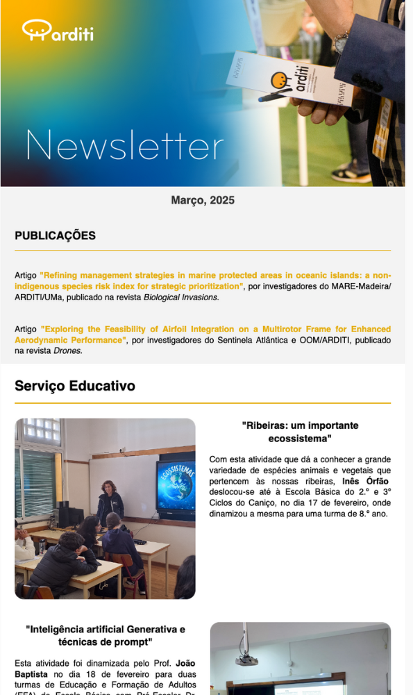 Newsletter Março 2025