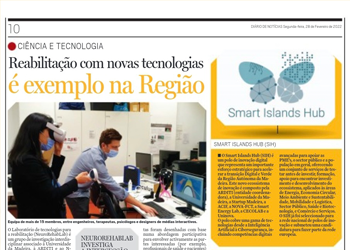 Página mensal da ARDITI dedicada à Investigação e Tecnologia publicada no Diário de Notícias da Madeira